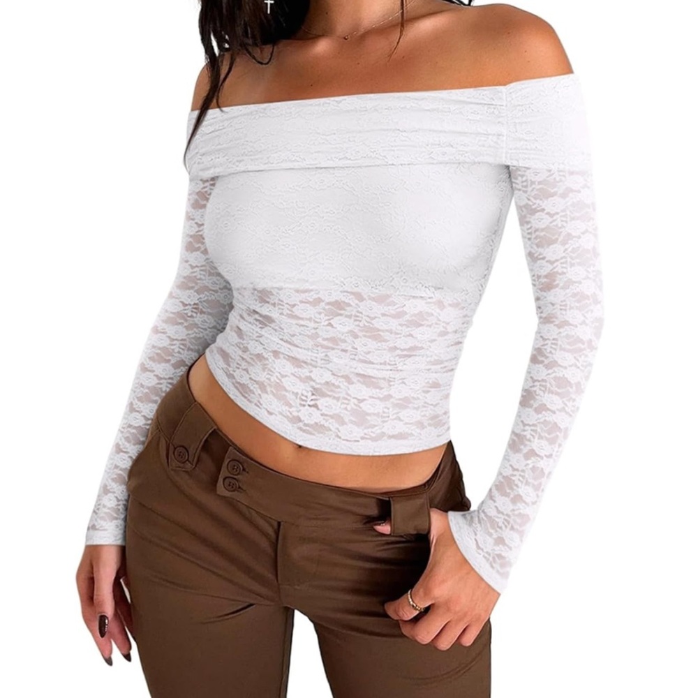 White Lace Top
